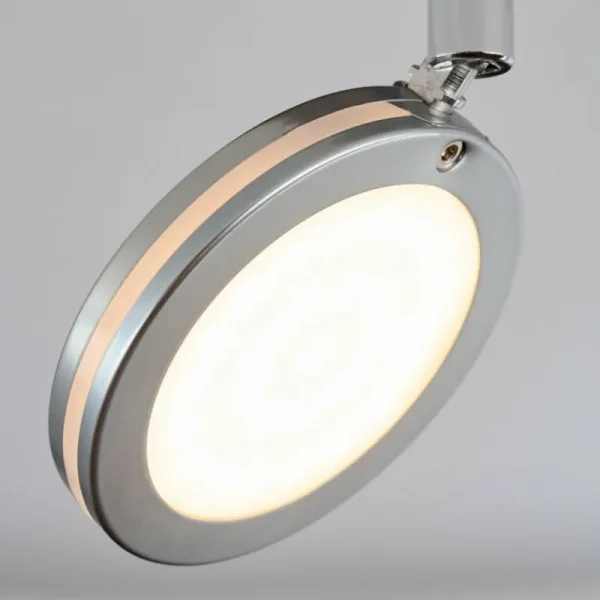 hofstein Sarnadinha Plafonnier LED Nickel mat, 2 lumières* Lampes Modernes