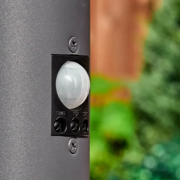 hofstein Sessa Borne lumineuse, Eclairage de chemin Anthracite, 1 lumière, Détecteur de mouvement* Lampes Modernes