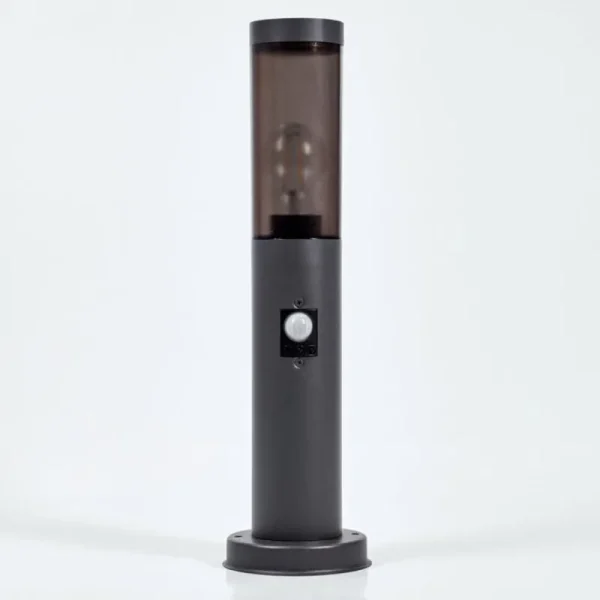 hofstein Sessa Borne lumineuse, Eclairage de chemin Anthracite, 1 lumière, Détecteur de mouvement* Lampes Modernes