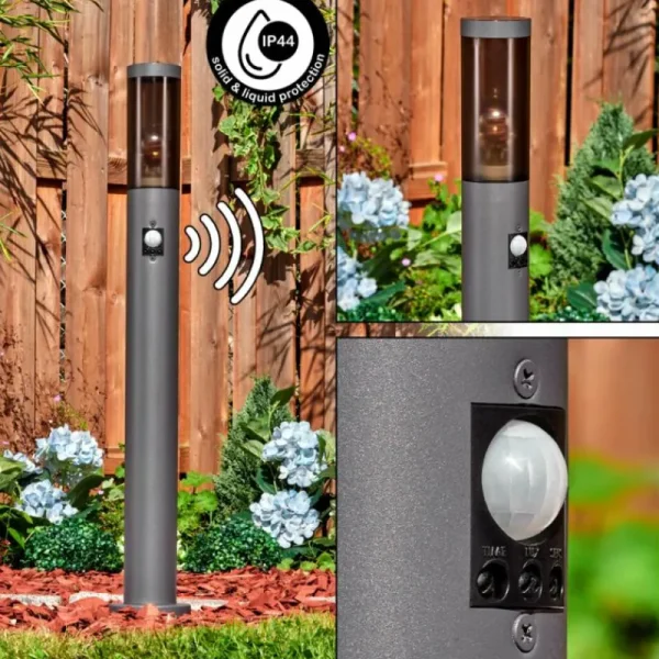 hofstein Sessa Eclairage de chemin Anthracite, 1 lumière, Détecteur de mouvement* Lampes Modernes