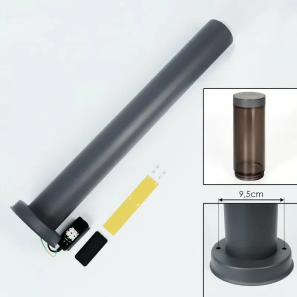 hofstein Sessa Eclairage de chemin Anthracite, 1 lumière* Lampes Modernes