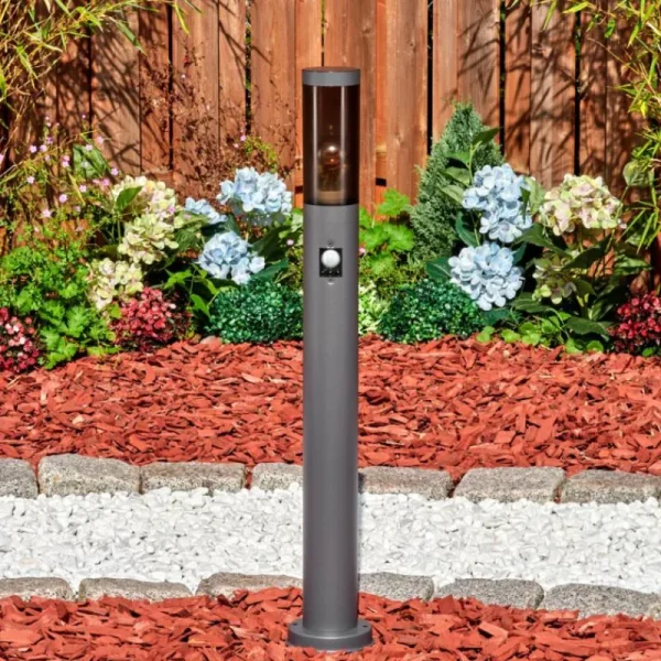 hofstein Sessa Eclairage de chemin Anthracite, 1 lumière, Détecteur de mouvement* Lampes Modernes