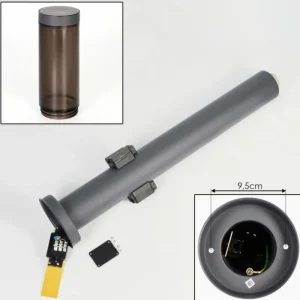 hofstein Sessa Lampe à prise électrique, Eclairage de chemin Anthracite, 1 lumière* Lampes Modernes