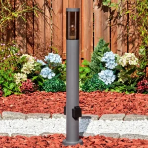 hofstein Sessa Lampe à prise électrique, Eclairage de chemin Anthracite, 1 lumière* Lampes Modernes