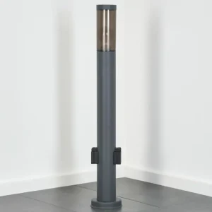 hofstein Sessa Lampe à prise électrique, Eclairage de chemin Anthracite, 1 lumière* Lampes Modernes