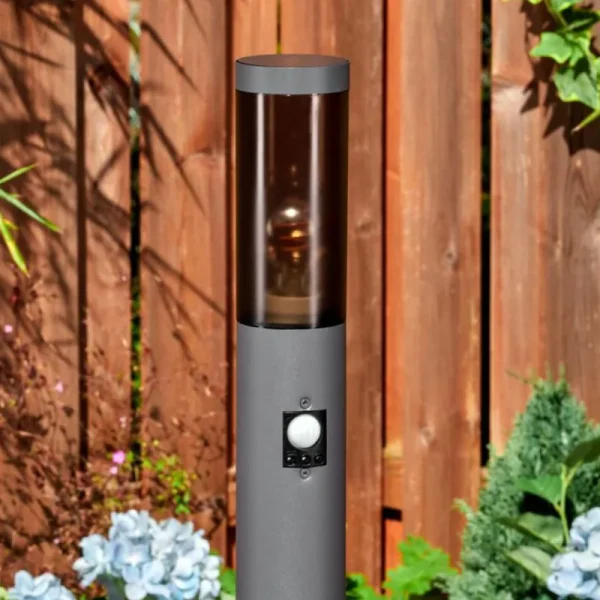 hofstein Sessa Lampe à prise électrique, Eclairage de chemin Anthracite, 1 lumière, Détecteur de mouvement* Lampes Modernes