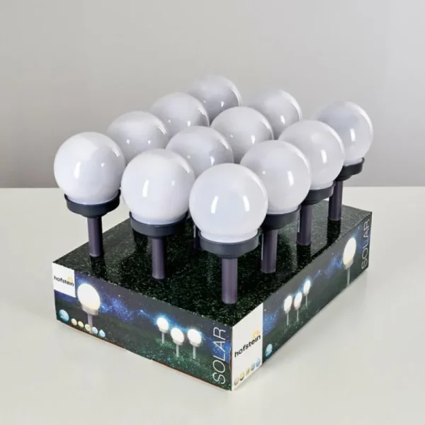 hofstein Set de 12 lampes de jardin Hakon LED Gris, 1 lumière* Lampes Modernes