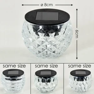 hofstein Set de 24 lampes solaires Benson LED Noir, 1 lumière* Lampes Modernes