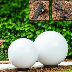 hofstein Set de boules lumineuses Miau Blanc, 2 lumières* Lampes Modernes