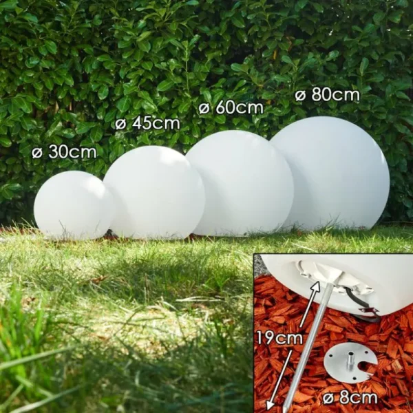 hofstein Set de boules lumineuses Arslev Blanc, 4 lumières* Lampes Modernes
