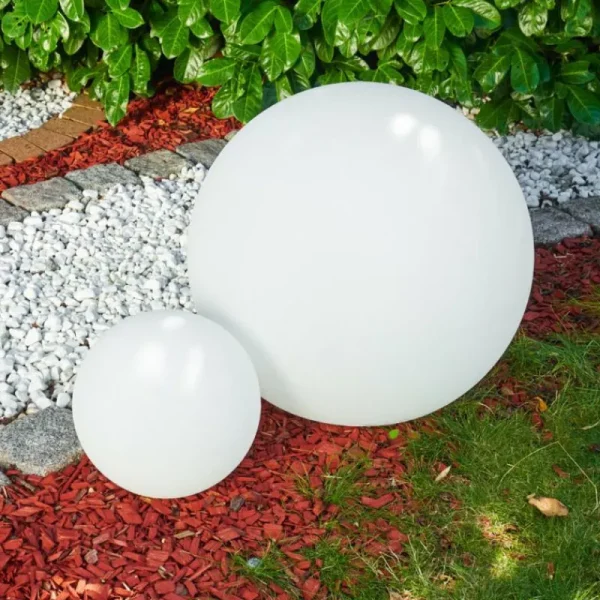 hofstein Set de boules lumineuses Arslev Blanc, 2 lumières* Lampes Modernes