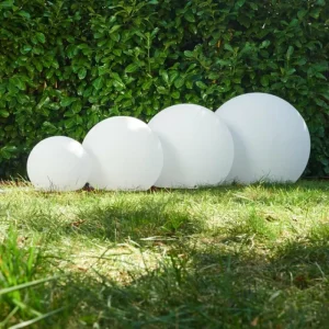 hofstein Set de boules lumineuses Arslev Blanc, 4 lumières* Lampes Modernes