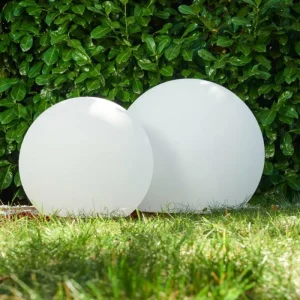 hofstein Set de boules lumineuses Arslev Blanc, 2 lumières* Lampes Modernes