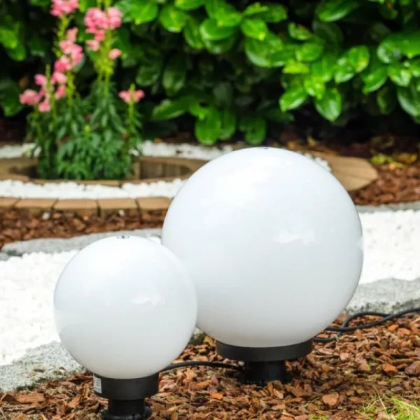 hofstein Set de boules lumineuses Miau Blanc, 2 lumières* Lampes Modernes