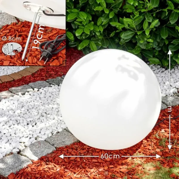hofstein Set de boules lumineuses Arslev Blanc, 4 lumières* Lampes Modernes