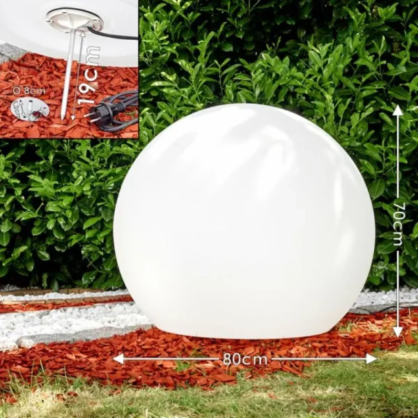 hofstein Set de boules lumineuses Arslev Blanc, 4 lumières* Lampes Modernes