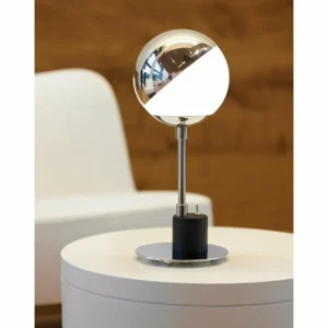Luminaires Tecnolumen SF 28 Tecnolumen Lampe à poser Chrome, Noir, 1 lumière* Lampes En Verre