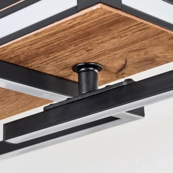 hofstein Sigersvik Plafonnier LED Écru, Noir, 1 lumière* Lampes Modernes