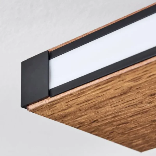 hofstein Sigersvik Plafonnier LED Écru, Noir, 1 lumière* Lampes Modernes