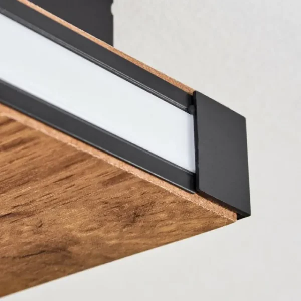 hofstein Sigersvik Plafonnier LED Écru, Noir, 1 lumière* Lampes Modernes