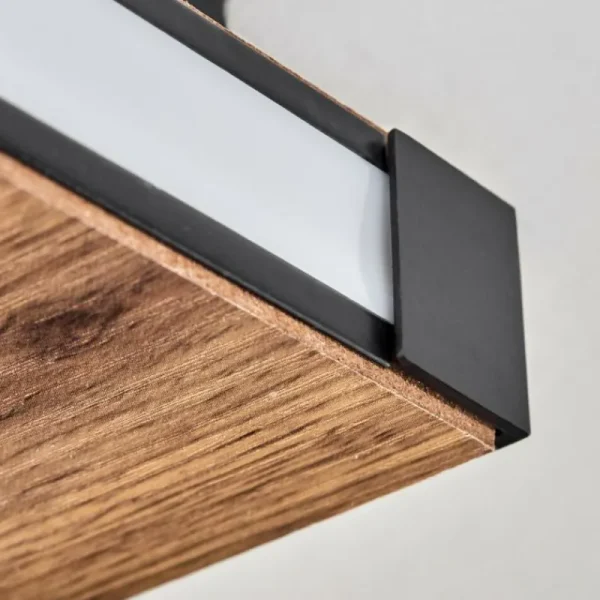hofstein Sigersvik Plafonnier LED Écru, Noir, 1 lumière* Lampes Modernes