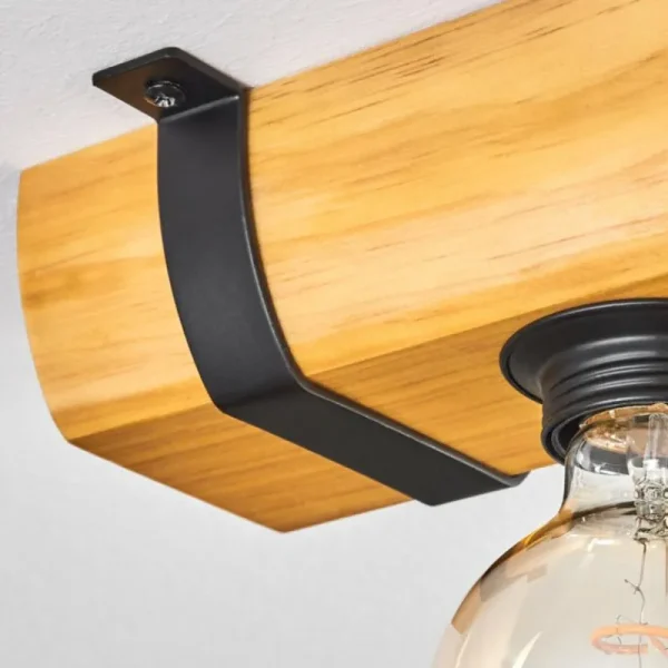 hofstein Skads Plafonnier Écru, Noir, 3 lumières* Lampes Modernes