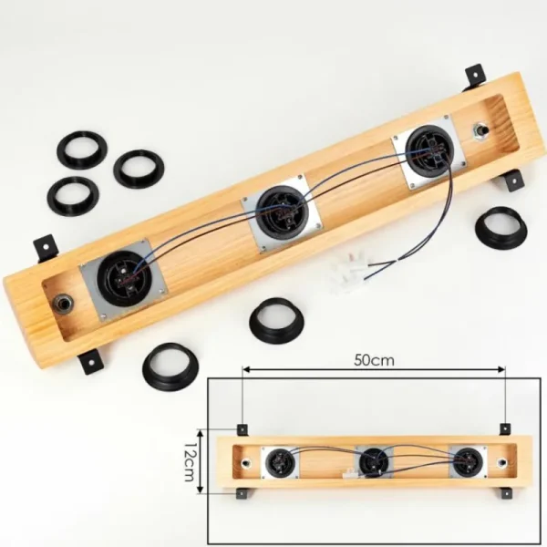 hofstein Skads Plafonnier Écru, Noir, 3 lumières* Lampes Modernes
