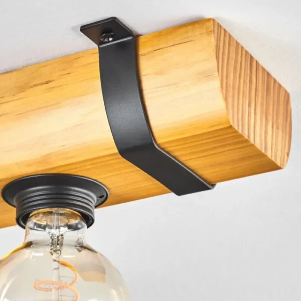 hofstein Skads Plafonnier Écru, Noir, 3 lumières* Lampes Modernes