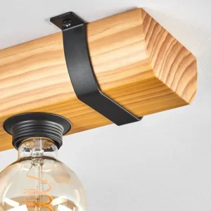 hofstein Skads Plafonnier Écru, Noir, 4 lumières* Lampes Modernes
