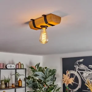 hofstein Skads Plafonnier, Spot de plafond Écru, Noir, 1 lumière* Lampes Modernes