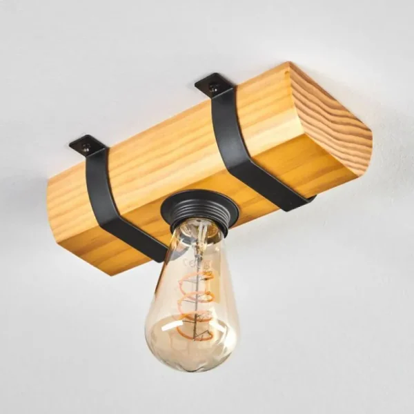 hofstein Skads Plafonnier, Spot de plafond Écru, Noir, 1 lumière* Lampes Modernes