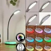 hofstein Sneslev Lampe de bureau, Lampe à poser LED Argenté, 1 lumière, Changeur de couleurs* Lampes Modernes