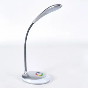 hofstein Sneslev Lampe de bureau, Lampe à poser LED Argenté, 1 lumière, Changeur de couleurs* Lampes Modernes