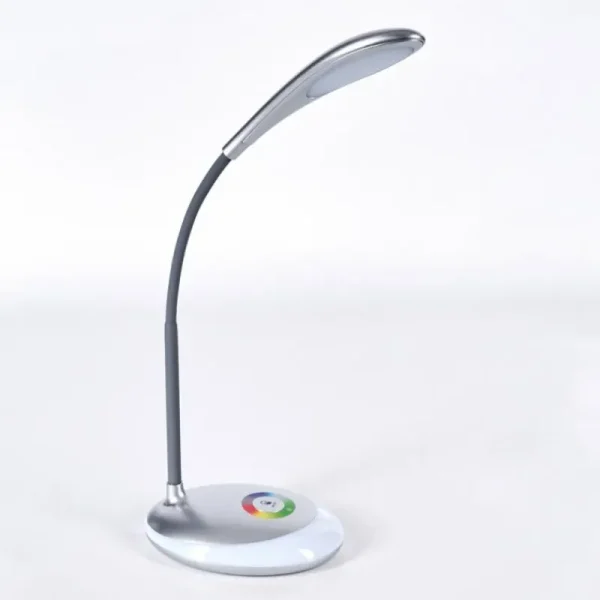 hofstein Sneslev Lampe de bureau, Lampe à poser LED Argenté, 1 lumière, Changeur de couleurs* Lampes Modernes