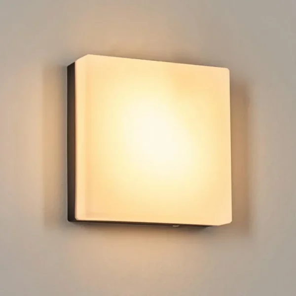 hofstein Sneslev Lampe murale d´extérieur, Applique murale Noir, 1 lumière* Lampes Modernes