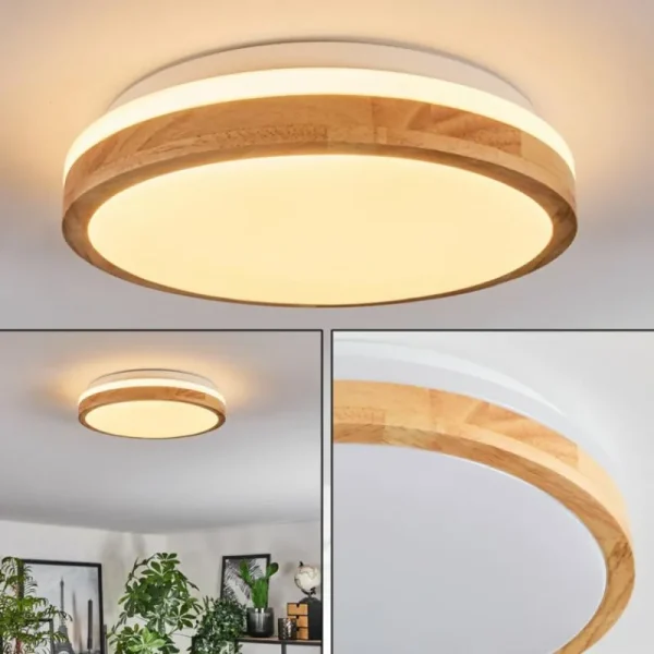 hofstein Sofo Plafonnier LED Blanc, 1 lumière* Lampes Modernes