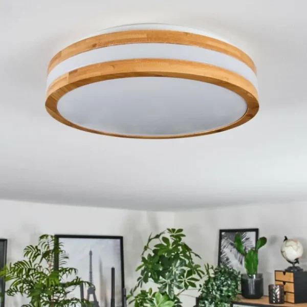 hofstein Sofo Plafonnier LED Blanc, 1 lumière* Lampes Modernes
