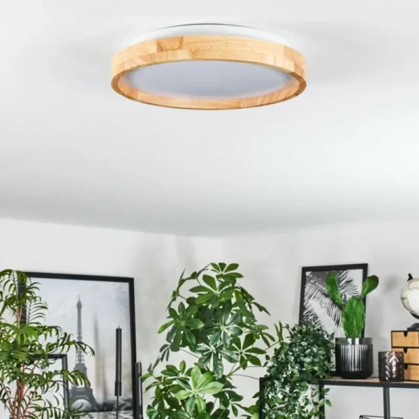 hofstein Sofo Plafonnier LED Blanc, 1 lumière* Lampes Modernes