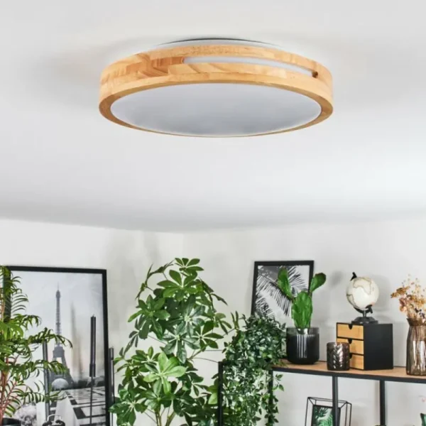 hofstein Sofo Plafonnier LED Blanc, 1 lumière* Lampes Modernes