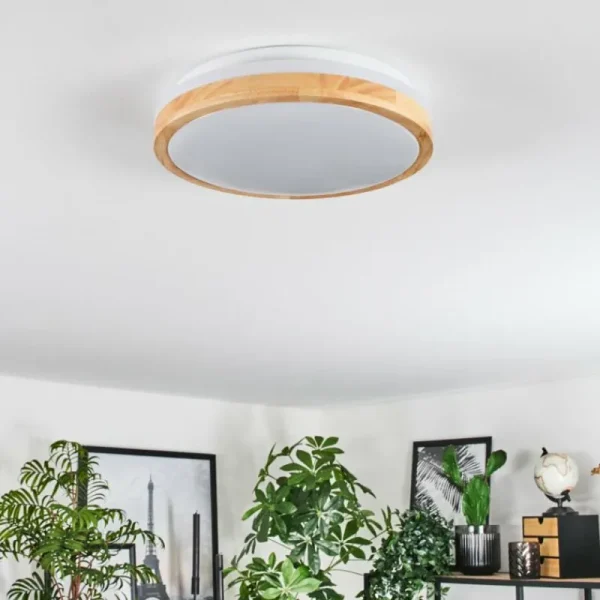 hofstein Sofo Plafonnier LED Blanc, 1 lumière* Lampes Modernes