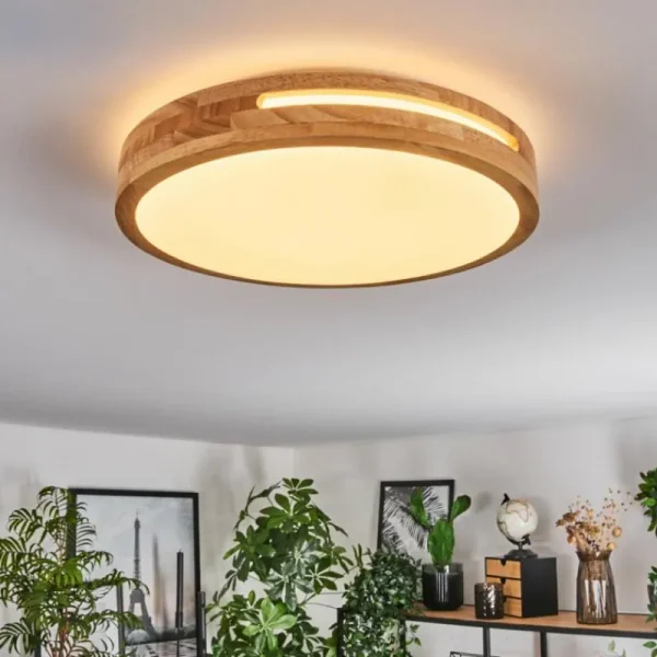 hofstein Sofo Plafonnier LED Blanc, 1 lumière* Lampes Modernes