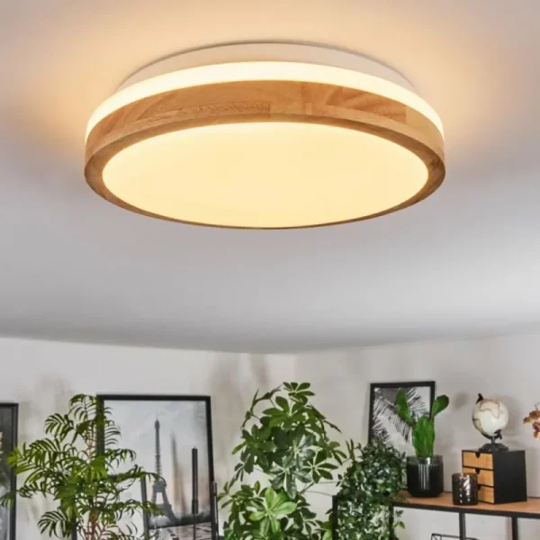 hofstein Sofo Plafonnier LED Blanc, 1 lumière* Lampes Modernes