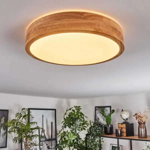 hofstein Sofo Plafonnier LED Blanc, 1 lumière* Lampes Modernes