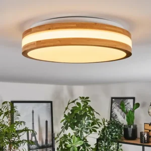 hofstein Sofo Plafonnier LED Blanc, 1 lumière* Lampes Modernes