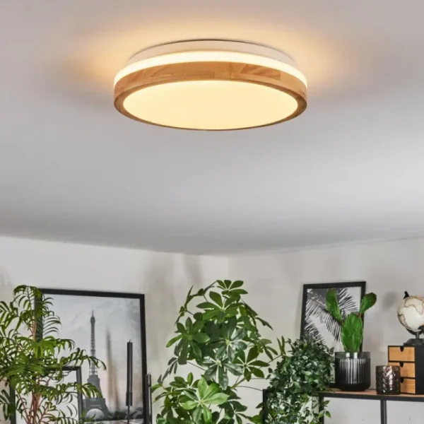 hofstein Sofo Plafonnier LED Blanc, 1 lumière* Lampes Modernes