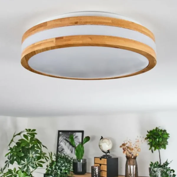 hofstein Sofo Plafonnier LED Blanc, 1 lumière* Lampes Modernes