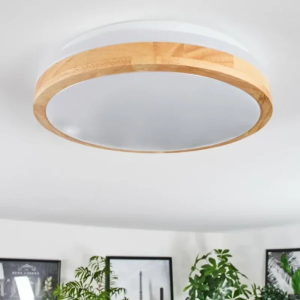hofstein Sofo Plafonnier LED Blanc, 1 lumière* Lampes Modernes