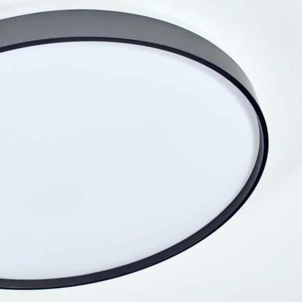 hofstein Sofo Plafonnier, Panel LED Blanc, 1 lumière, Télécommandes* Lampes Modernes