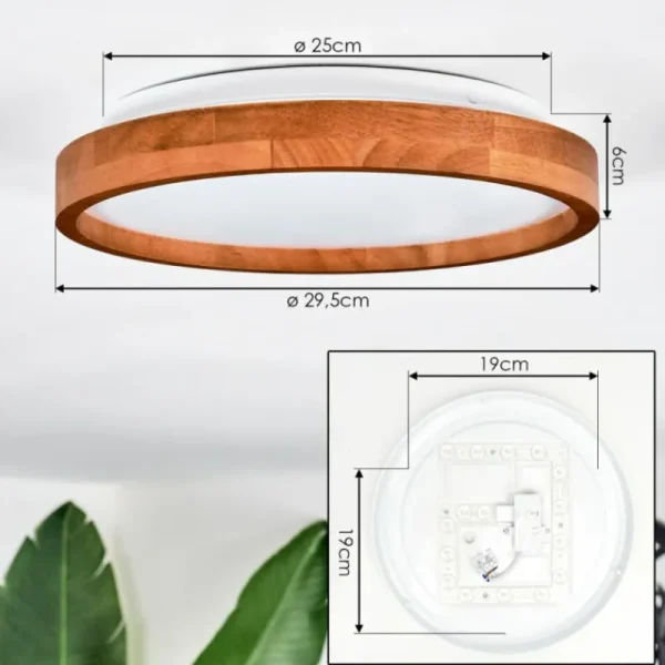 hofstein Sofo Plafonnier, Panel LED Blanc, 1 lumière* Lampes Modernes