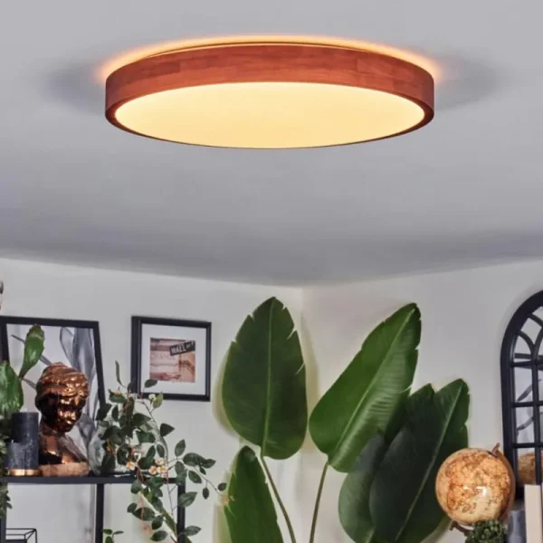 hofstein Sofo Plafonnier, Panel LED Blanc, 1 lumière, Télécommandes* Lampes Modernes